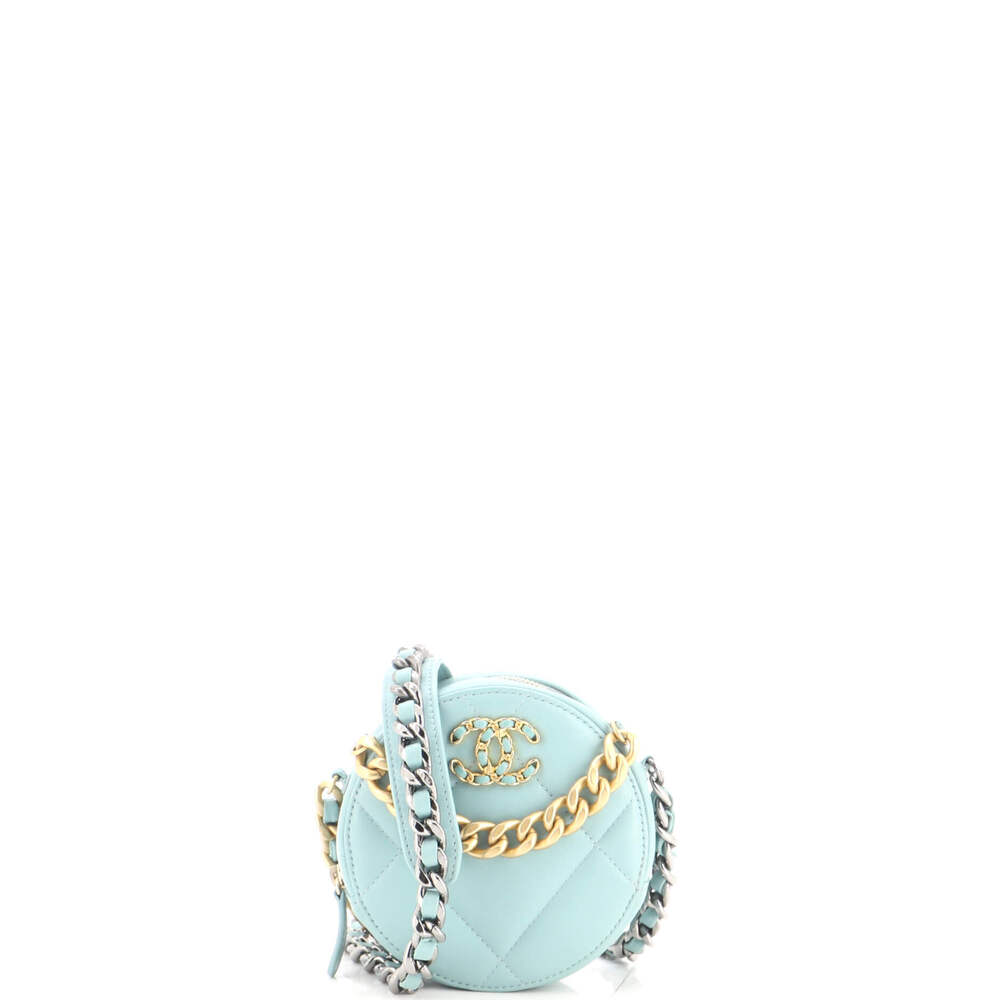 Chanel 19 Round Clutch with Chain